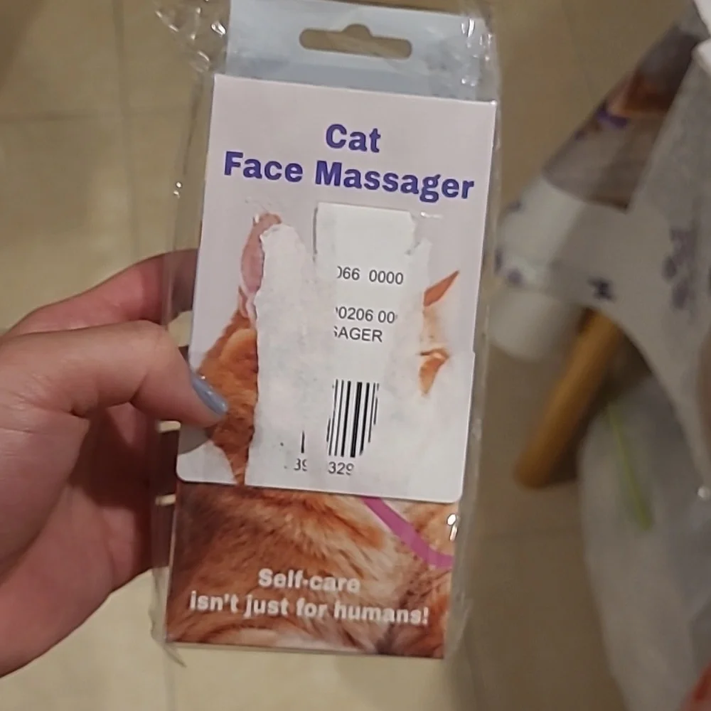 Cat gag gift pet head massager
